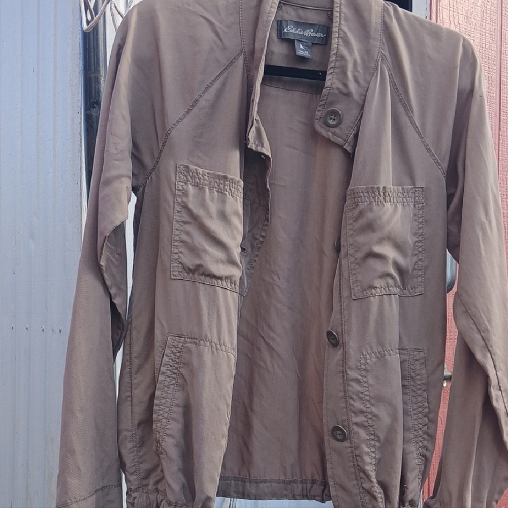 Eddie Bauer Men's Brown Lightweight Jacket